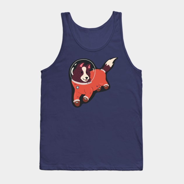 Buddy the Space Doggo Tank Top by braveleopard